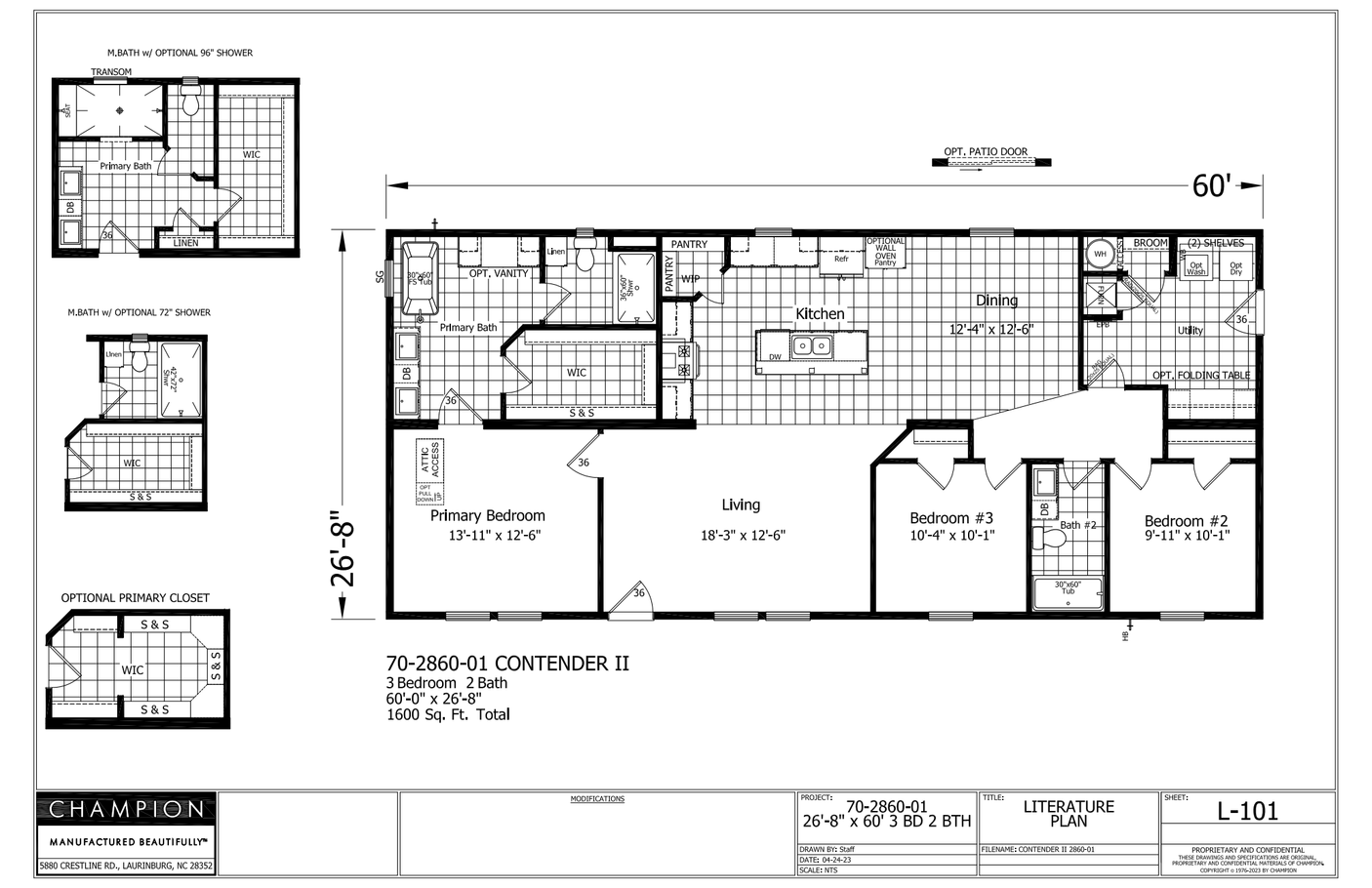 Contender II - PHC-2860-01