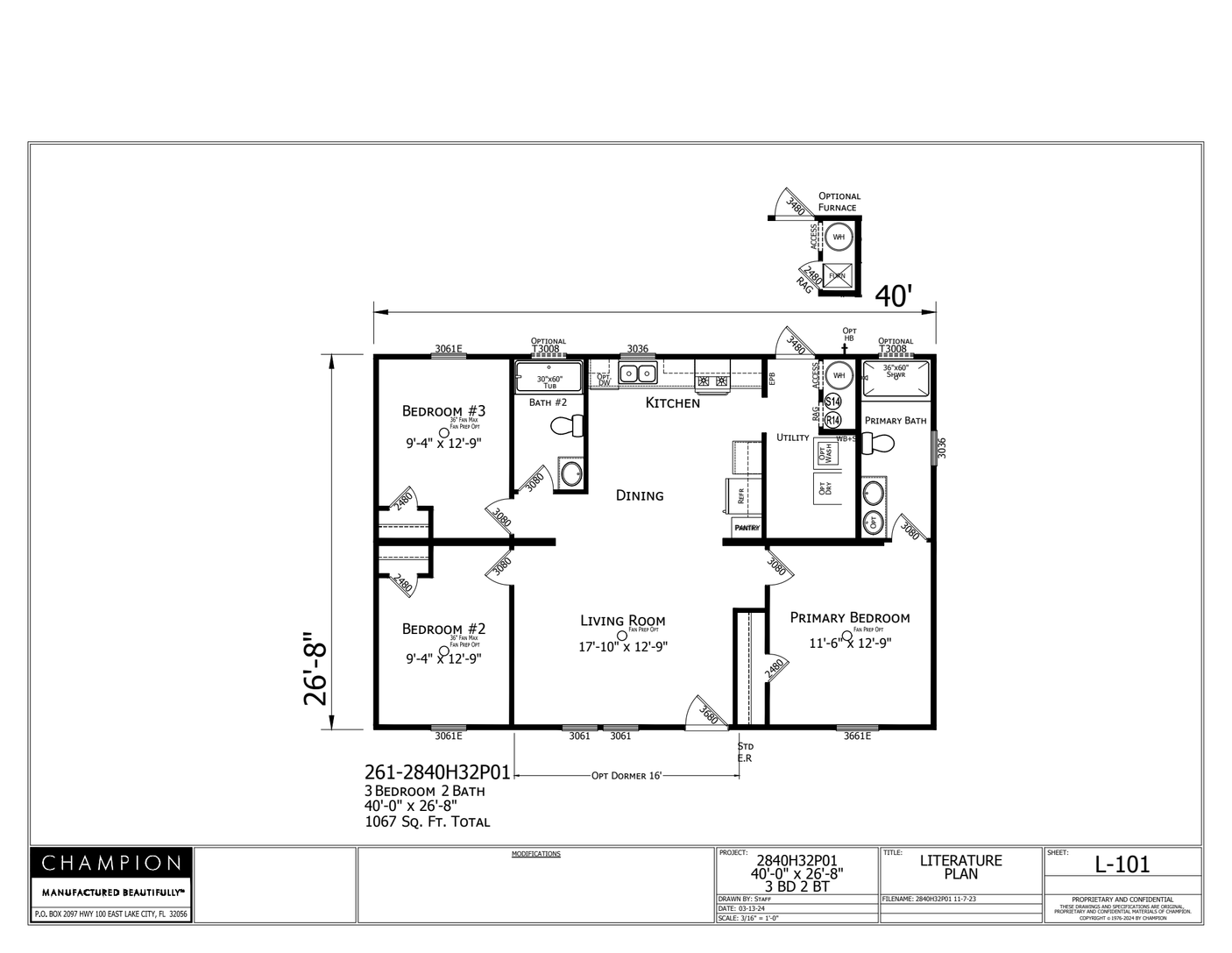 Lake Manor LM2840H32P01