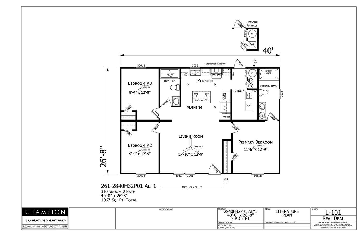 Lake Manor LM2840H32P01