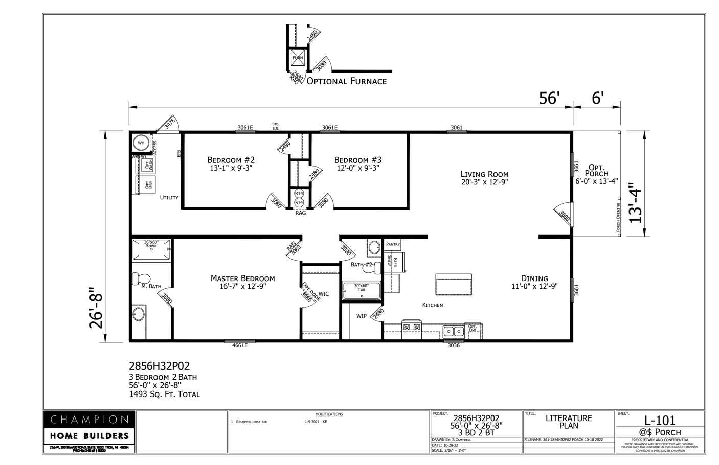 Lake Manor LM2856H32P02